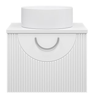 Подвесная тумба под раковину Misty Ярина 60см белый